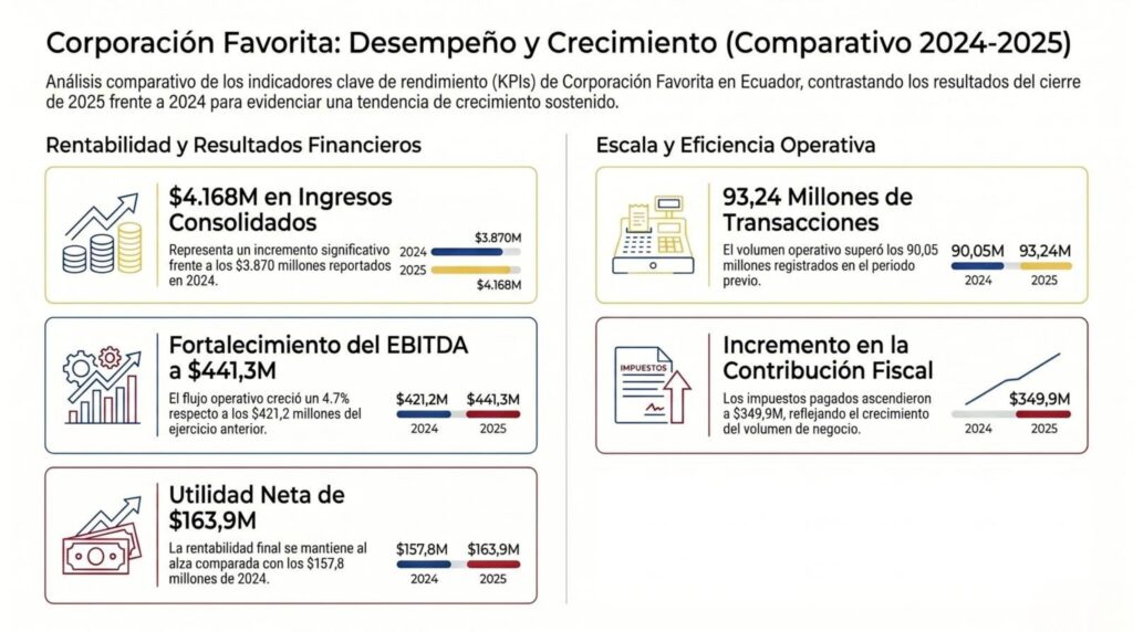 corporacion favorita desempeño